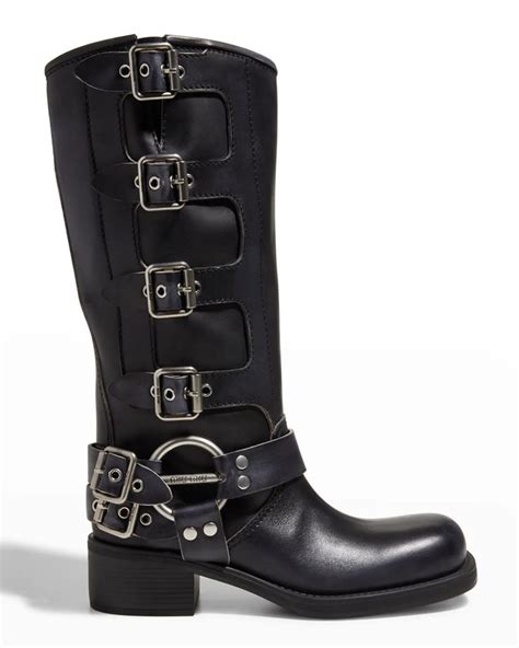 miu miu silver boots|miu moto boots.